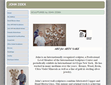 Tablet Screenshot of johnzidek.com